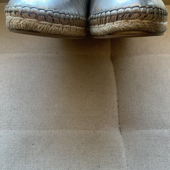 Prada Women's Espadrilles Silver Size 38/7.5 SB11 - Picture 7 of 16